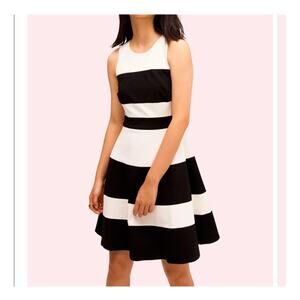 Kate Spade stripe a line ponte dress women’s size S